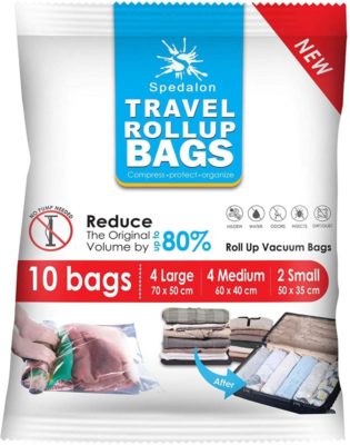 Travel Roll Up Compression Bags