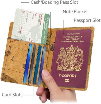 Famavala RFID Blocking Case Wallet for Passport